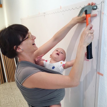 installing work w baby