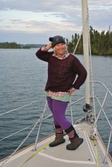 On our sailboat olo2